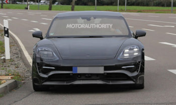 2020 Porsche 'Mission E' electric sedan spy shots