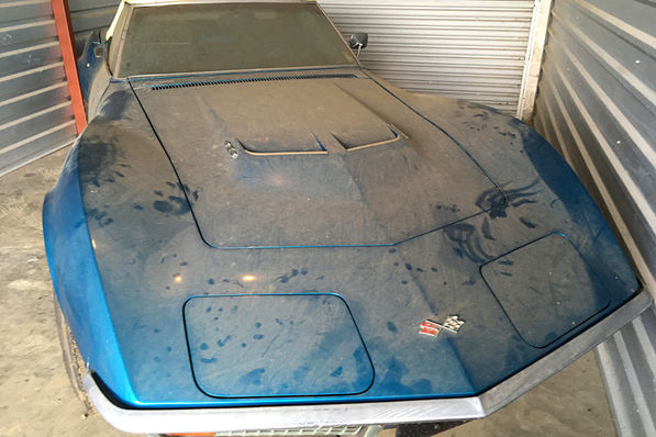 A 1972 Chevrolet Corvette Convertible with less than 1,000 miles