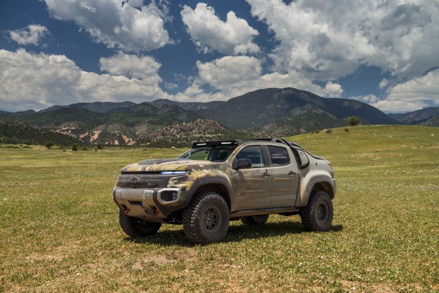 Chevrolet Colorado ZH2 hydrogen fuel-cell electric vehicle