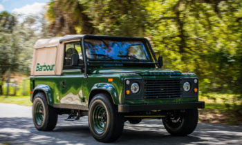Fashion label Barbour commissions bespoke Defender to celebrate Land Rover-inspired line