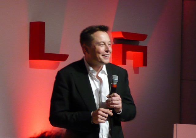 Tesla Motors CEO Elon Musk at Tesla Store opening in Westfield Mall, London, Oct 2013