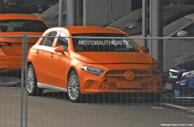 2018 Mercedes-Benz A-Class hatchback spy shots - Image via S. Baldauf/SB-Medien