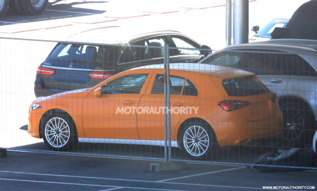 2018 Mercedes-Benz A-Class hatchback spy shots - Image via S. Baldauf/SB-Medien