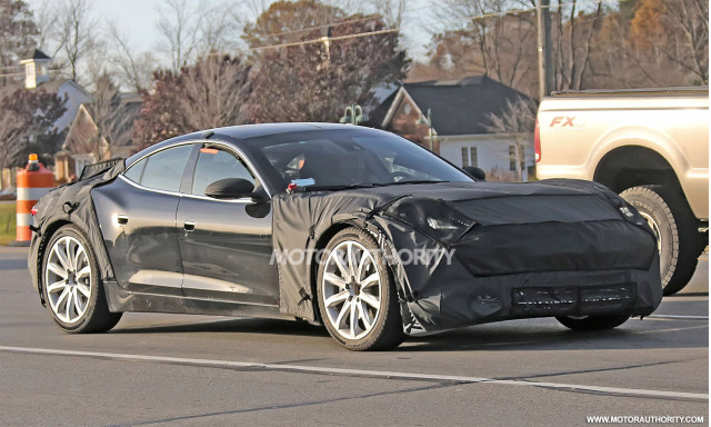 2020 Karma Revero facelift spy shots - Image via S. Baldauf/SB-Medien