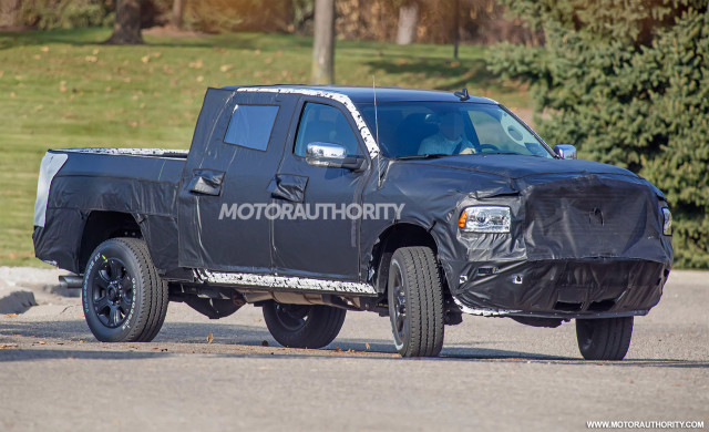 2020 Ram 2500/3500 Heavy Duty spy shots - Image via S. Baldauf/SB-Medien