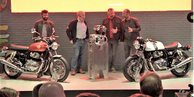 Company heads introduced the new bikes in Milan, Italy