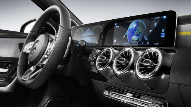 Interior design of next-generation Mercedes-Benz compact cars