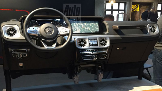 Interior of next-generation Mercedes-Benz G-Class - Image via AutoWeek.nl