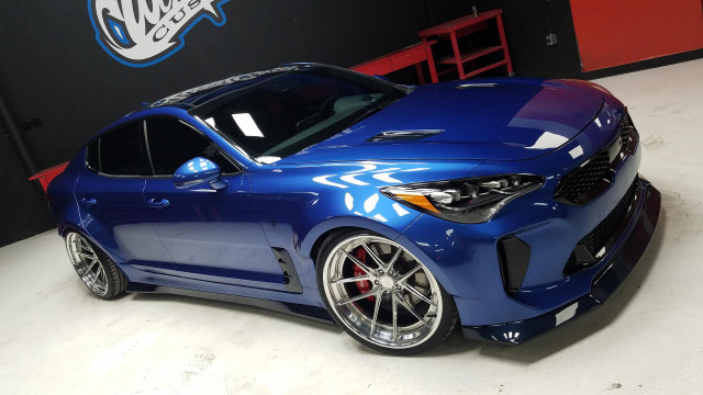 Kia Stinger Wide Body by West Coast Customs, 2017 SEMA show