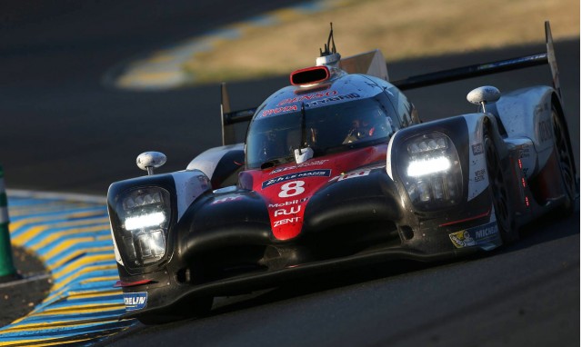 No. 8 Toyota TS050 Hybrid at the 2017 24 Hours of Le Mans