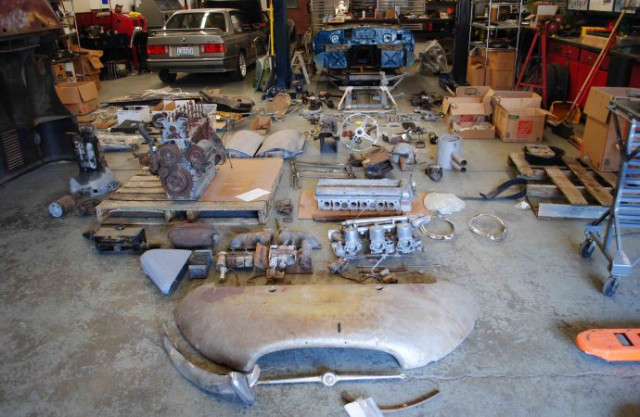 Numbers-matching E-type is ready for assembly | Barons photos