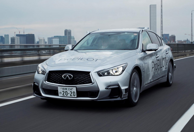 Prototype for Nissan and Infiniti’s ProPilot self-driving system