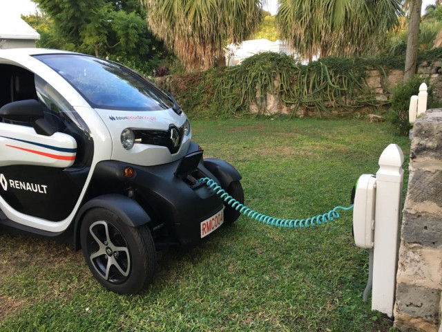 Renault Twizy rented in Bermuda, October 2017 [photo: David Noland]