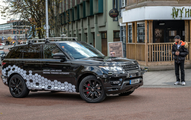 Self-driving Jaguar Land Rover prototypes testing on public roads