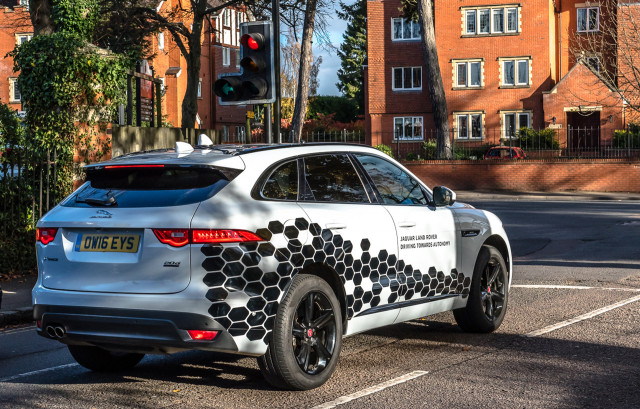 Self-driving Jaguar Land Rover prototypes testing on public roads