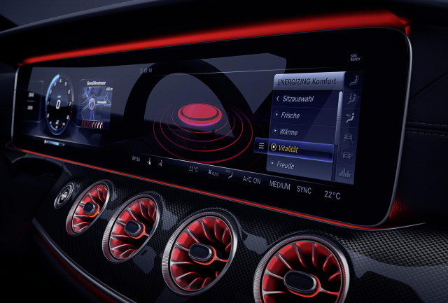 Teaser for 2019 Mercedes-Benz CLS debuting at 2017 Los Angeles Auto Show