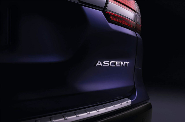 Teaser for 2019 Subaru Ascent debuting at 2017 Los Angeles Auto Show