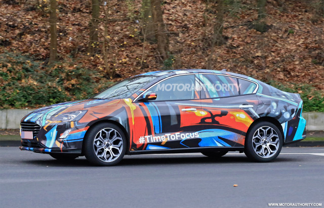 2019 Ford Focus Sedan spy shots - Image via S. Baldauf/SB-Medien