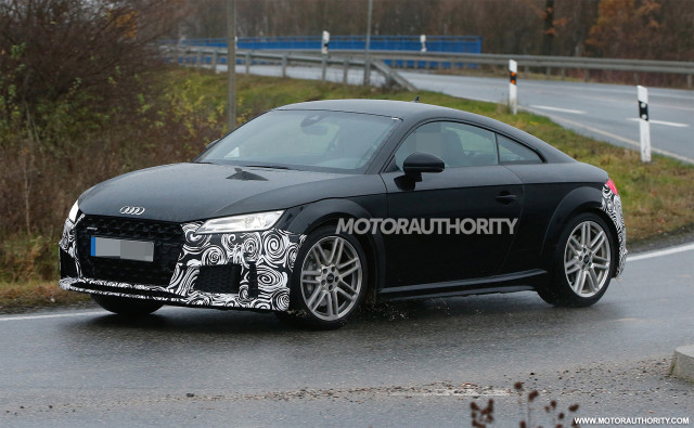 2020 Audi TT facelift spy shots- Image via S. Baldauf/SB-Medien