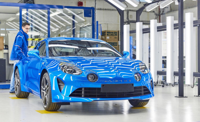 Alpine A110 production in Dieppe, France