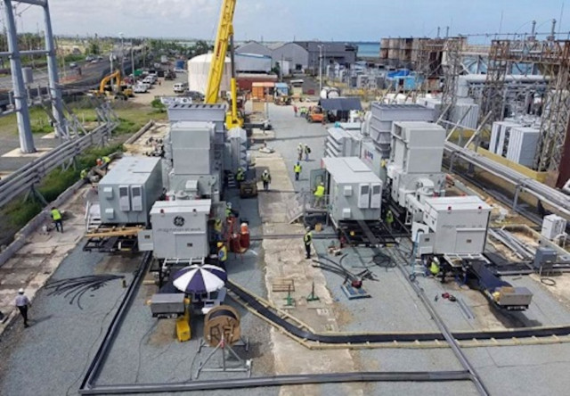 APR Energy's GE TM2500 Gen 8 mobile gas turbines in Puerto Rico