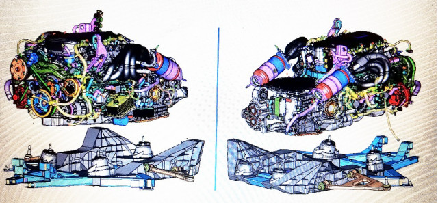CAD images of the mid-engine 2019 Chevrolet Corvette