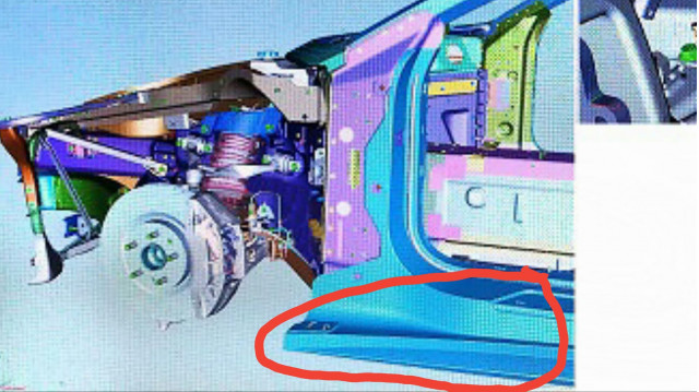 CAD images of the mid-engine 2019 Chevrolet Corvette
