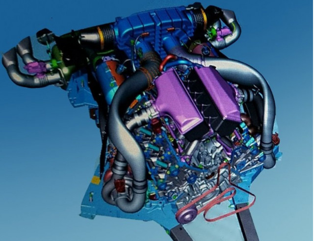 CAD images of the mid-engine Chevrolet Corvette - Image via Michael Accardi