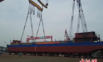 All-electric Chinese cargo ship will be used to haul coal
