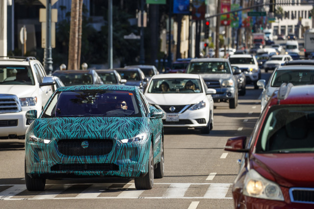 Jaguar I-Pace undergoes final validation testing in Los Angeles