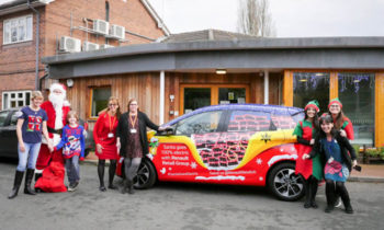 Santa Claus takes to UK streets in all-electric Renault Zoe 'sleigh'