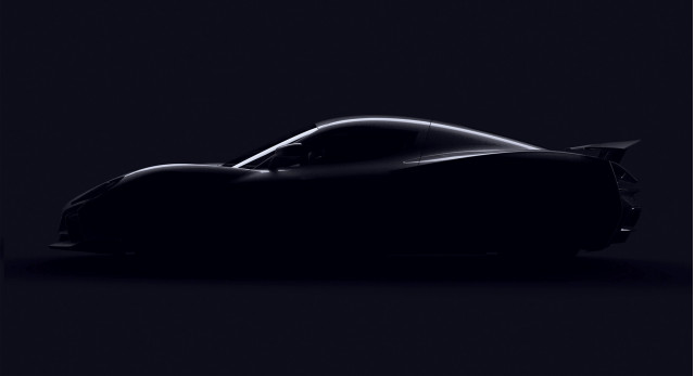 Teaser for Rimac electric supercar debuting at 2018 Geneva motor show