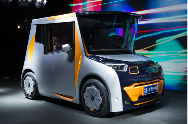The Chris Bangle-designed Redspace electric city car