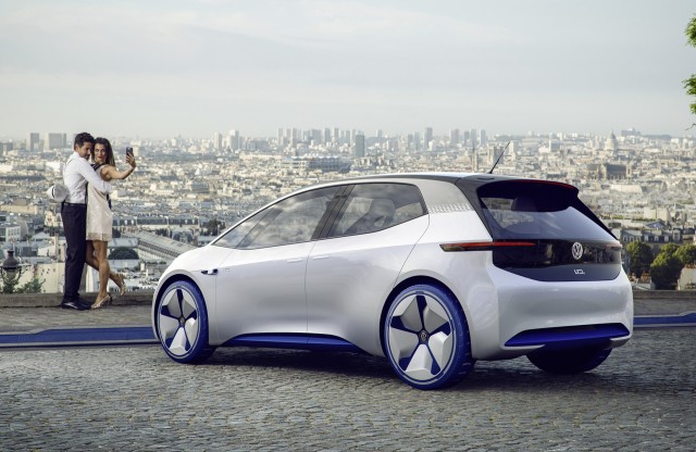 Volkswagen ID electric car concept, 2016 Paris auto show