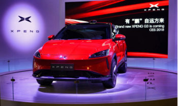 Chinese electric car startup Xpeng shows G3 SUV at 2018 CES