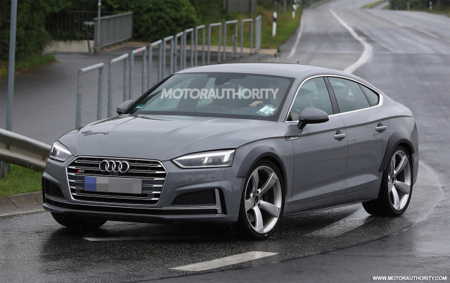 2019 Audi RS 5 Sportback test mule spy shots - Image via S. Baldauf/SB-Medien
