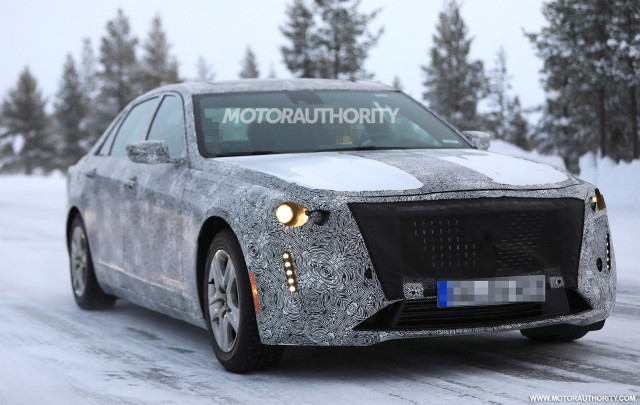 2019 Cadillac CT6 spy shots - Image via S. Baldauf/SB-Medien