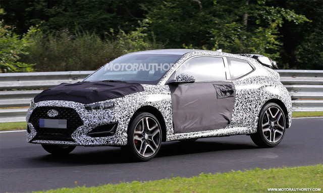 2019 Hyundai Veloster N spy shots - Image via S. Baldauf/SB-Medien