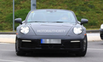 2019 Porsche 911 Cabrio spy shots