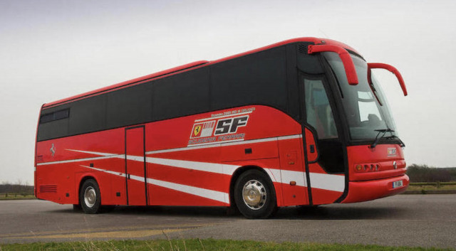 Michael Schumacher's former Scuderia Ferrari motorhome