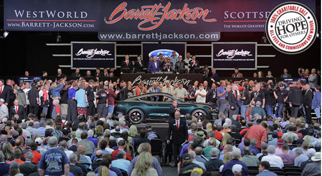 First retail 2019 Ford Mustang Bullitt at Barrett-Jackson auction