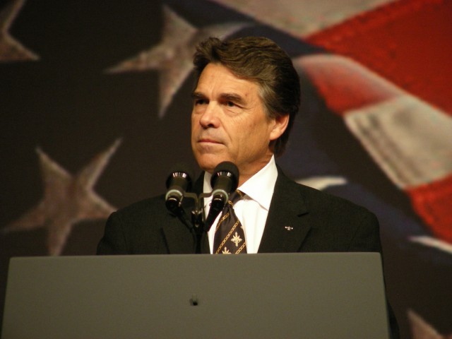 U.S. Secretary of Energy Rick Perry in 2008, when he was governor of Texas