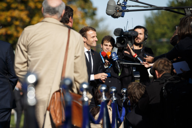 President of France, Emmanuel Macron. CC 2 license from Raul Mee. 