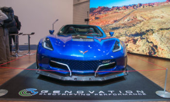 Genovation's 800-horsepower electric Corvette hits the road