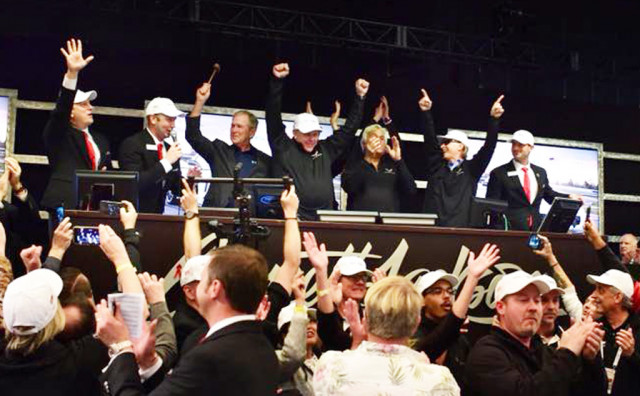 George W. Bush helps sell 2018 Chevrolet Corvette  Carbon 65 Edition at Barrett-Jackson auction