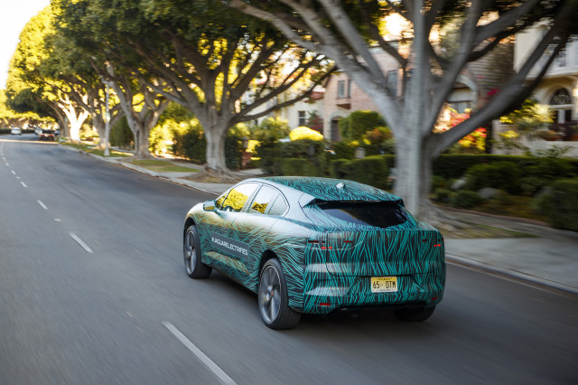 Jaguar I-Pace undergoes final validation testing in Los Angeles