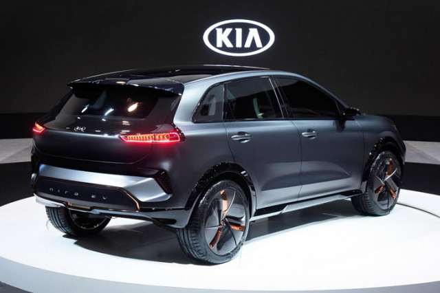 Kia Niro EV concept shown at 2018 Consumer Electronics Show, Las Vegas