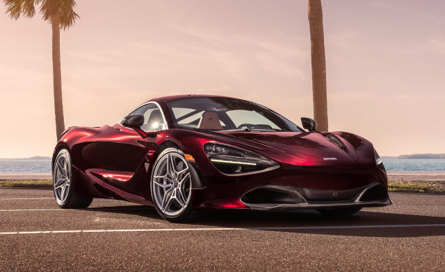 McLaren 720S finished in bespoke Nerello Red paint