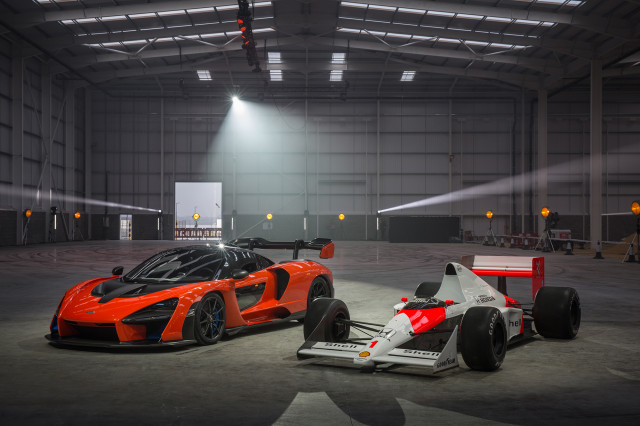 McLaren Senna and MP4/5