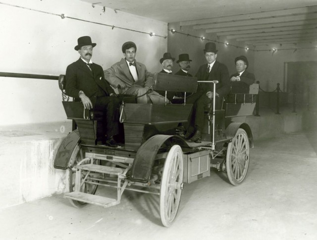 One of two 1909 Studebaker electric cars built for underground use [Architect of the U.S. Capitol]